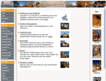 Tablet Screenshot of hamburgs-stadtteile.de